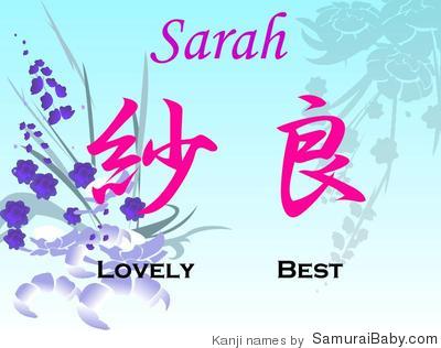 names sarah